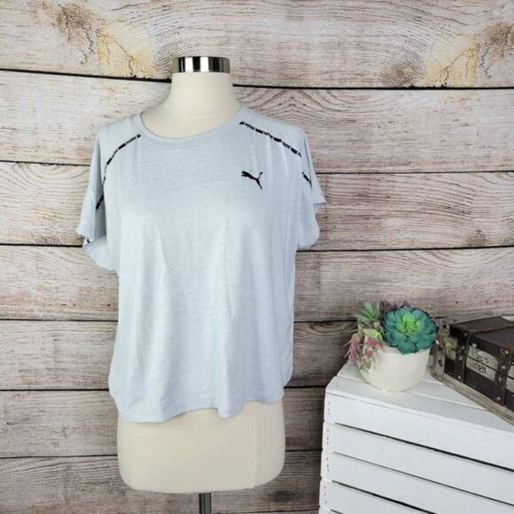 Puma Women’s Training Relaxed T-shirt Gray Size Large